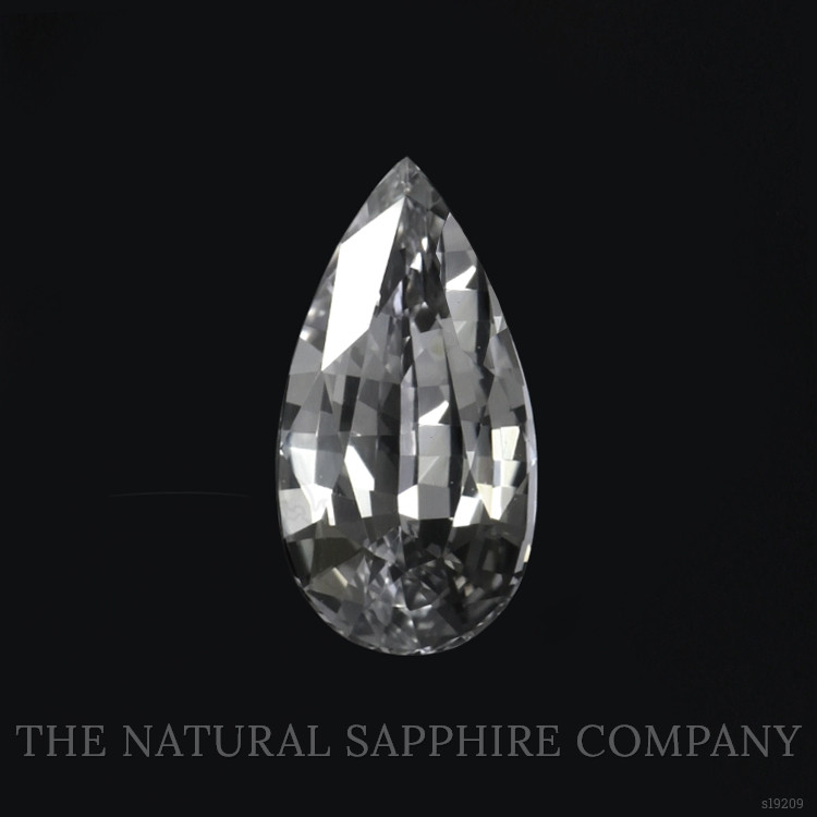 1.33 Ct. White Sapphire from Ceylon (Sri Lanka)