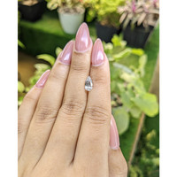 1.33 Ct. White Sapphire from Ceylon (Sri Lanka) Life Style