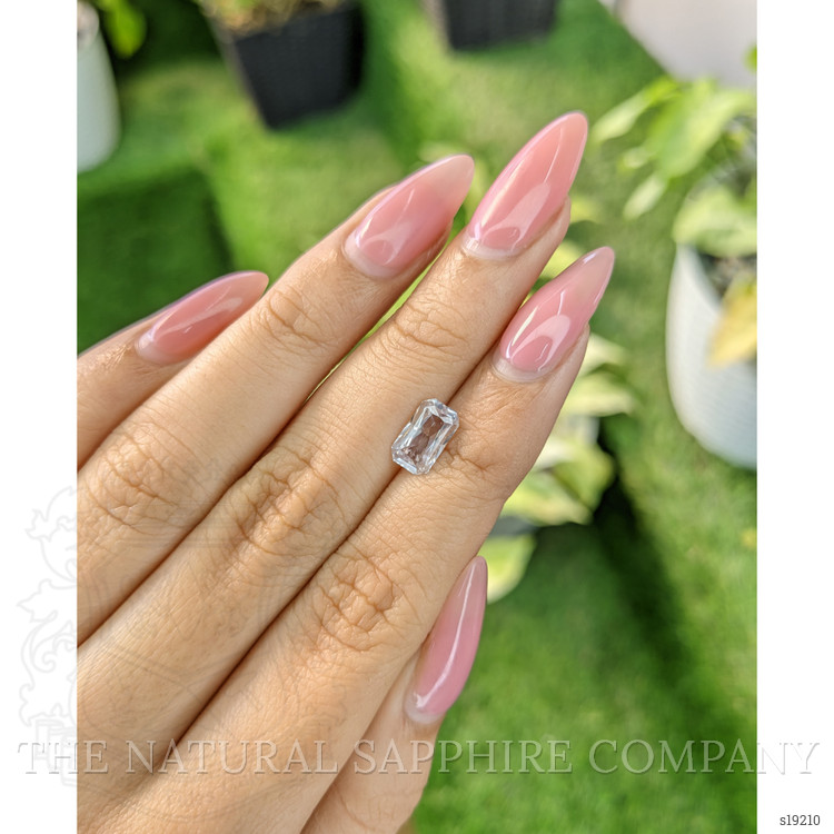 1.59 Ct. White Sapphire from Ceylon (Sri Lanka)