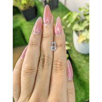 1.59 Ct. White Sapphire from Ceylon (Sri Lanka) Life Style