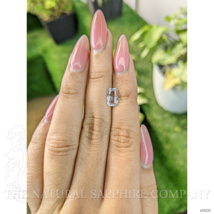 1.59 Ct. White Sapphire from Ceylon (Sri Lanka)