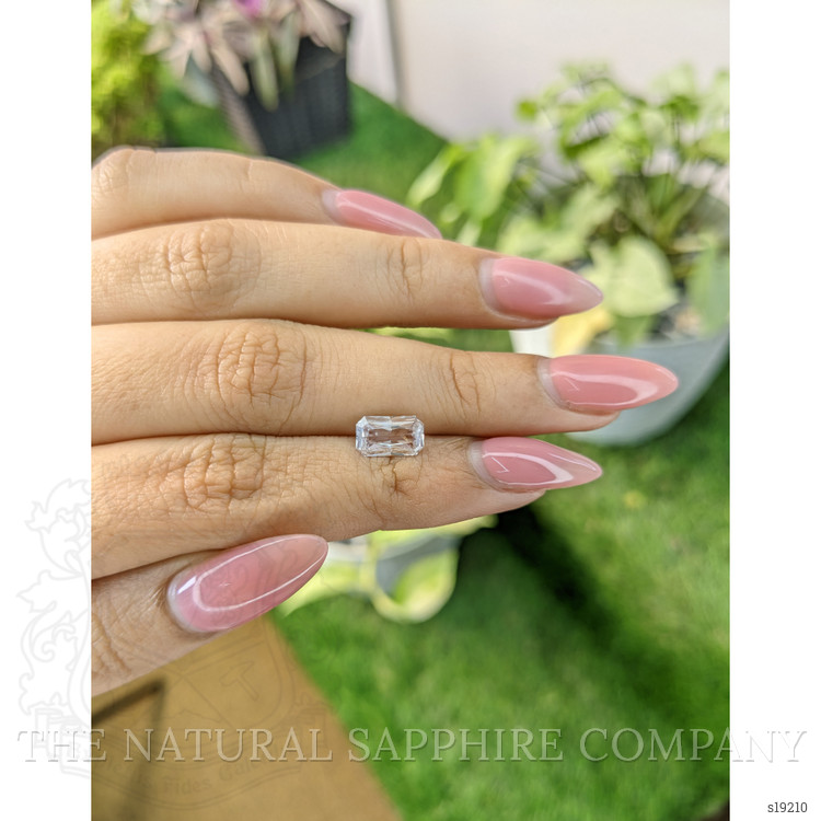 1.59 Ct. White Sapphire from Ceylon (Sri Lanka)