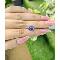 2.86 Ct. Violet Sapphire from Ceylon (Sri Lanka) Life Style