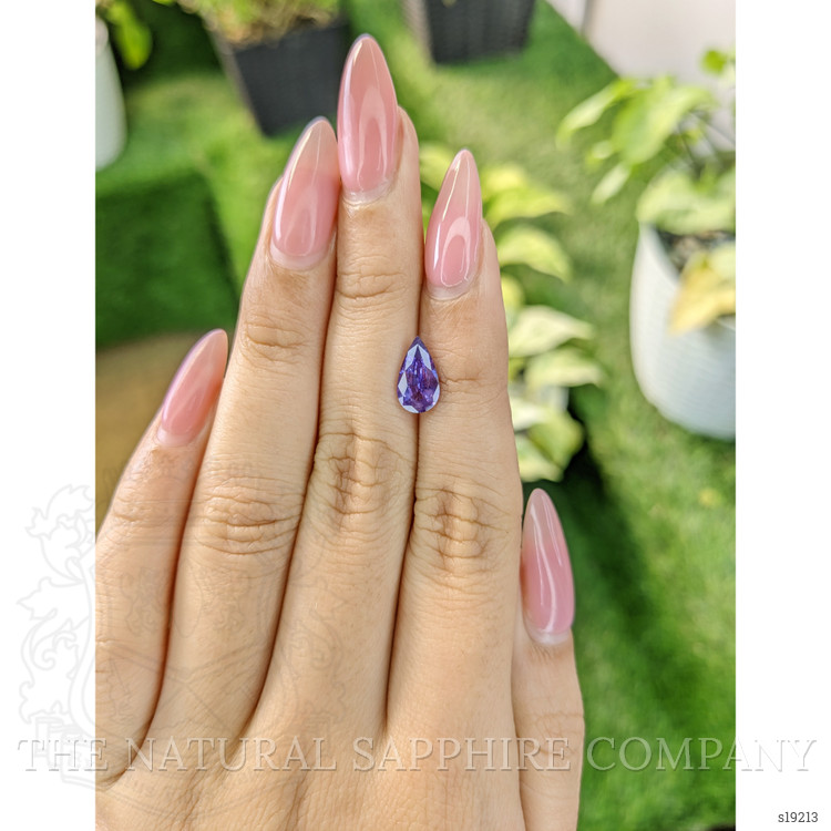 1.72 Ct. Purple Sapphire from Ceylon (Sri Lanka)