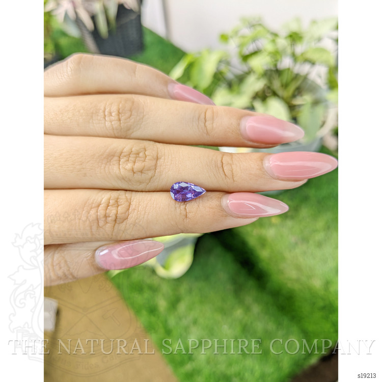 1.72 Ct. Purple Sapphire from Ceylon (Sri Lanka)