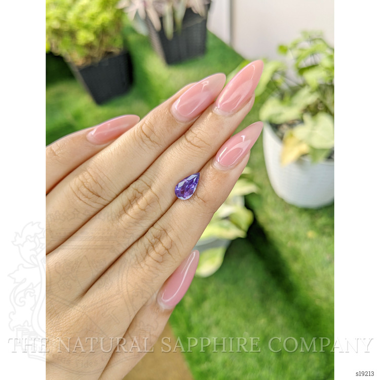 1.72 Ct. Purple Sapphire from Ceylon (Sri Lanka)