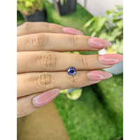 1.45 Ct. Violet Sapphire from Ceylon (Sri Lanka) Life Style