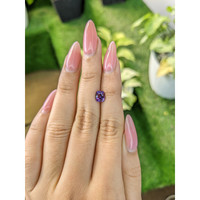 1.51 Ct. Purple Sapphire from Ceylon (Sri Lanka) Life Style