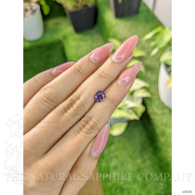 1.51 Ct. Purple Sapphire from Ceylon (Sri Lanka)