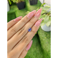 1.25 Ct. Violet Sapphire from Ceylon (Sri Lanka) Life Style