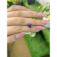 2.99 Ct. Purple Sapphire from Ceylon (Sri Lanka) Life Style