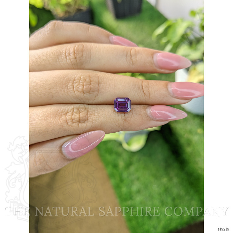 2.99 Ct. Purple Sapphire from Ceylon (Sri Lanka)