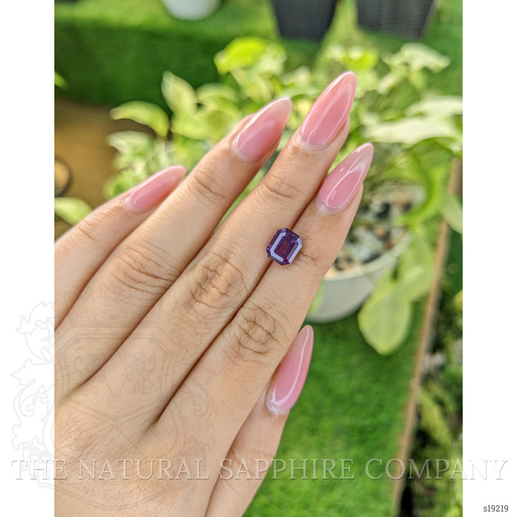 2.99 Ct. Purple Sapphire from Ceylon (Sri Lanka)