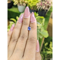 0.88 Ct. Blue Sapphire from Ceylon (Sri Lanka) Life Style