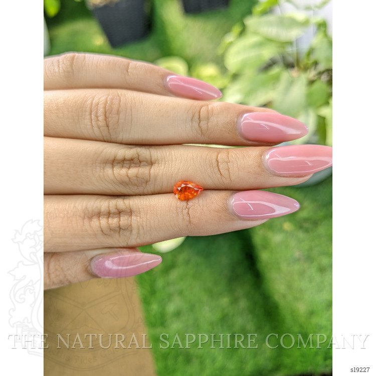1.17 Ct. Orange Sapphire from Ceylon (Sri Lanka)