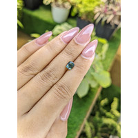 1.42 Ct. Bluish Green Sapphire from Ceylon (Sri Lanka) Life Style
