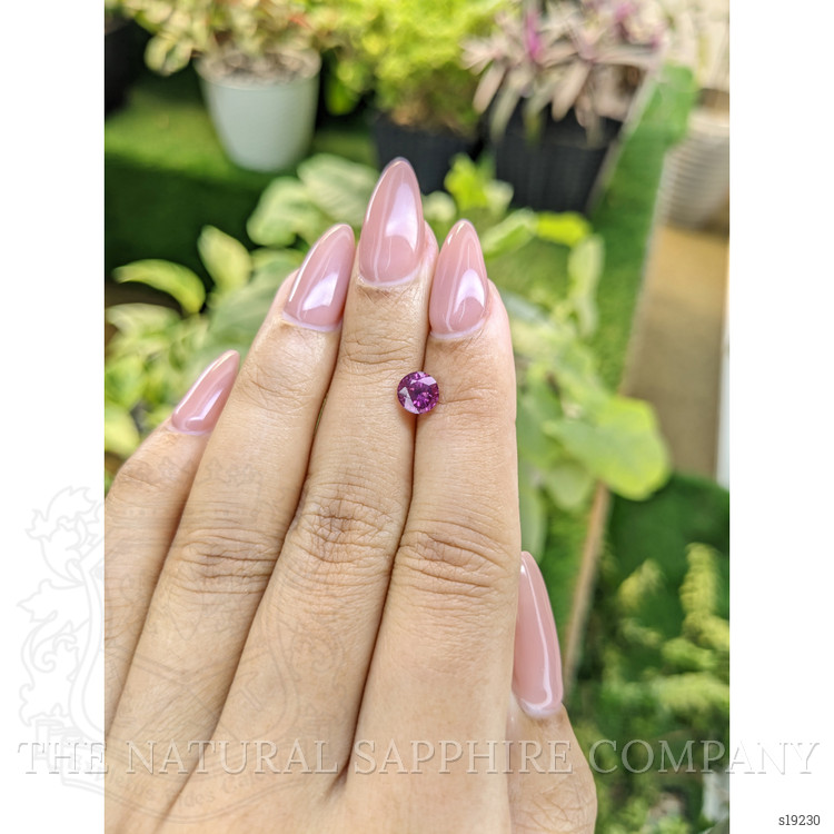 1.16 Ct. Pinkish Purple Sapphire from Ceylon (Sri Lanka)