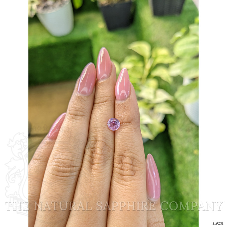 1.06 Ct. Purplish Pink Sapphire from Ceylon (Sri Lanka)