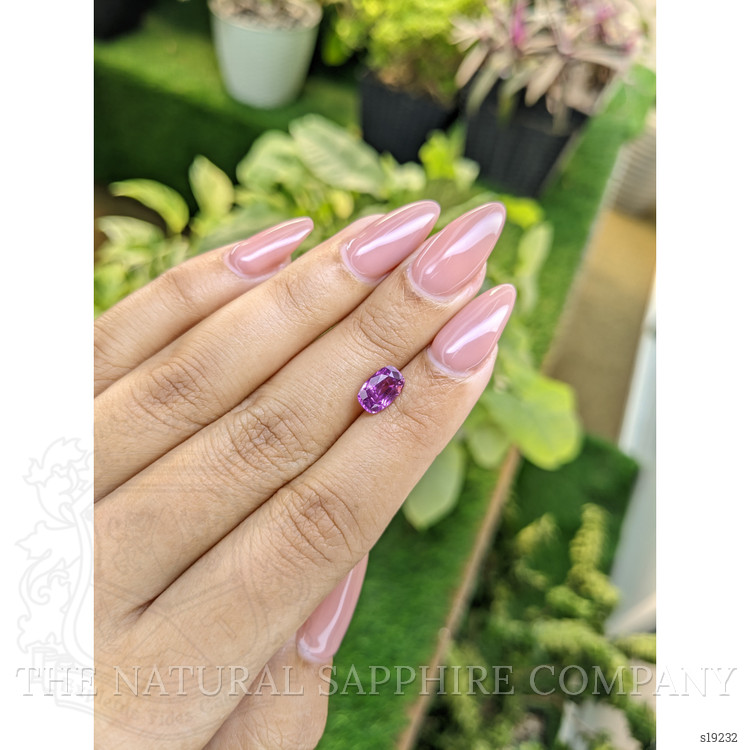 1.63 Ct. Pinkish Purple Sapphire from Ceylon (Sri Lanka)