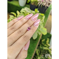 1.25 Ct. Purplish Pink Sapphire from Ceylon (Sri Lanka) Life Style