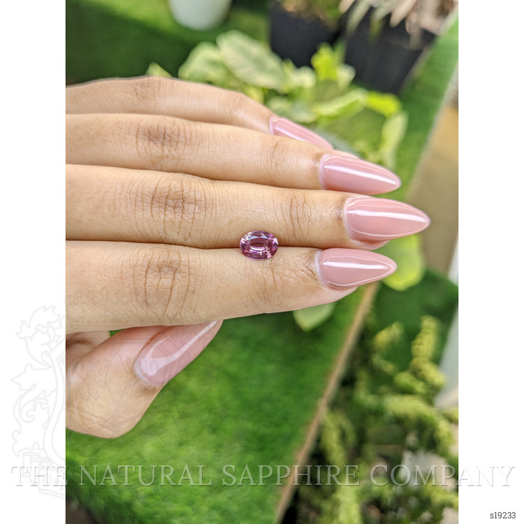 1.25 Ct. Purplish Pink Sapphire from Ceylon (Sri Lanka)