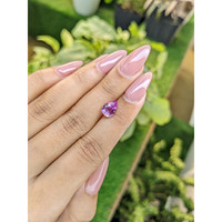 2.18 Ct. Purplish Pink Sapphire from Ceylon (Sri Lanka) Life Style