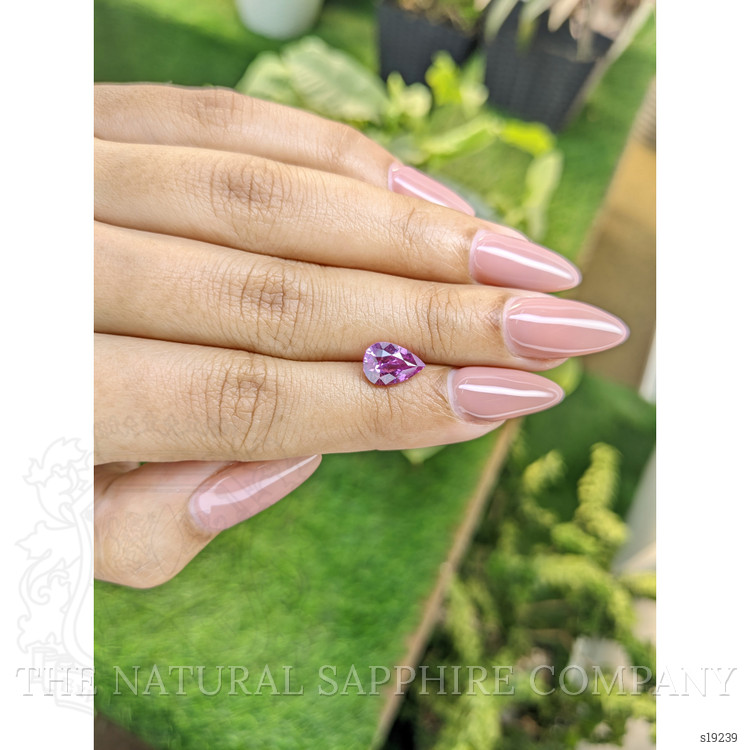 2.18 Ct. Purplish Pink Sapphire from Ceylon (Sri Lanka)