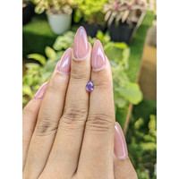 0.49 Ct. Purple Sapphire from Ceylon (Sri Lanka) Life Style