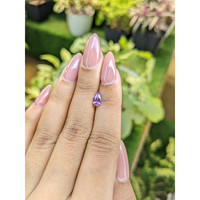 0.67 Ct. Purple Sapphire from Ceylon (Sri Lanka) Life Style