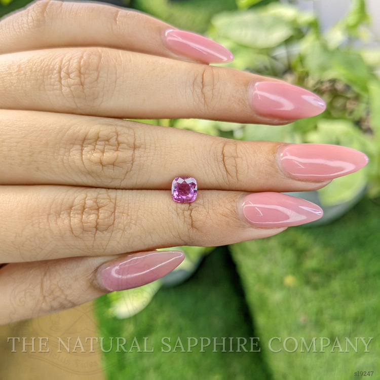 1.03 Ct. Purplish Pink Sapphire from Ceylon (Sri Lanka)