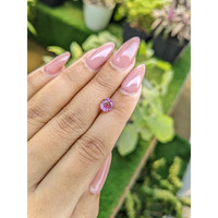 1.49 Ct. Purplish Pink Sapphire from Ceylon (Sri Lanka) Life Style