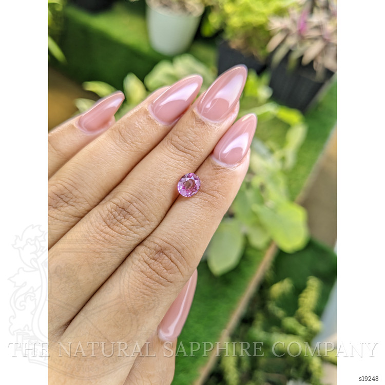 1.49 Ct. Purplish Pink Sapphire from Ceylon (Sri Lanka)