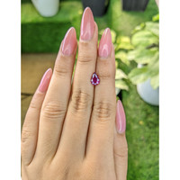 1.20 Ct. Purplish Pink Sapphire from Ceylon (Sri Lanka) Life Style
