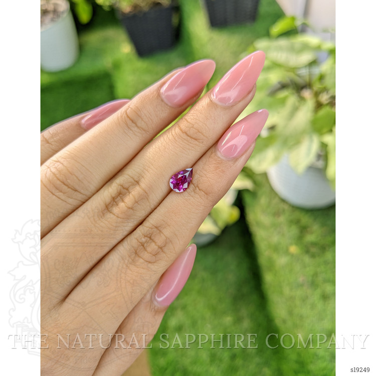 1.20 Ct. Purplish Pink Sapphire from Ceylon (Sri Lanka)