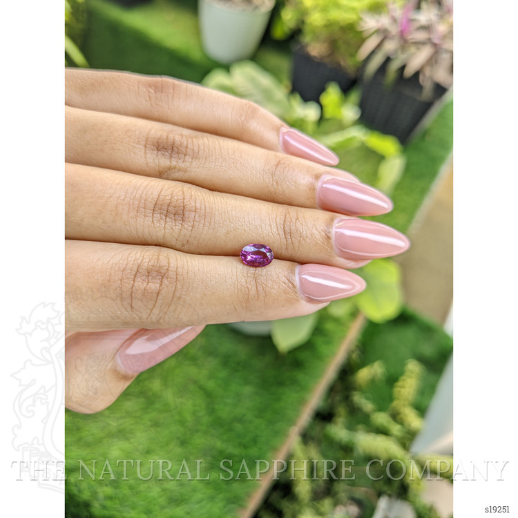 1.02 Ct. Pinkish Purple Sapphire from Ceylon (Sri Lanka)