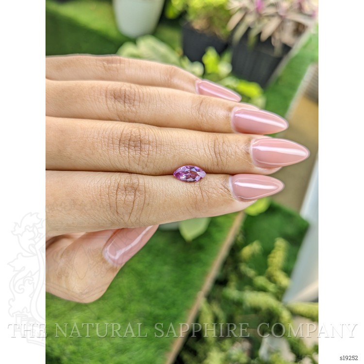 1.65 Ct. Pinkish Purple Sapphire from Ceylon (Sri Lanka)