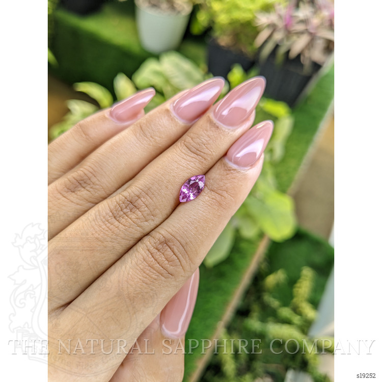 1.65 Ct. Pinkish Purple Sapphire from Ceylon (Sri Lanka)