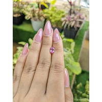 1.11 Ct. Pink Sapphire from Ceylon (Sri Lanka) Life Style