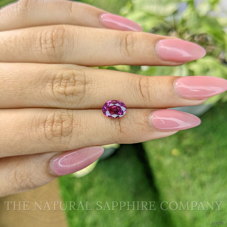 2.35 Ct. Purplish Pink Sapphire from Ceylon (Sri Lanka)