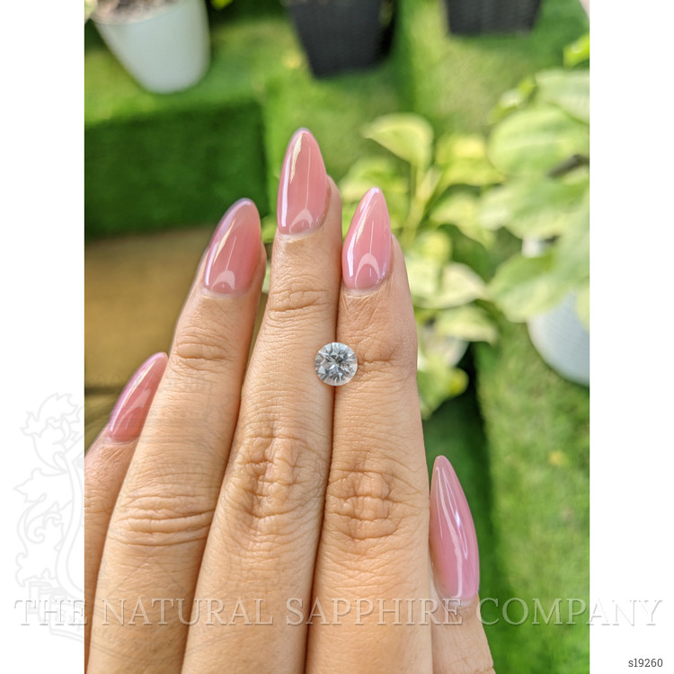 1.05 Ct. White Sapphire from Ceylon (Sri Lanka)