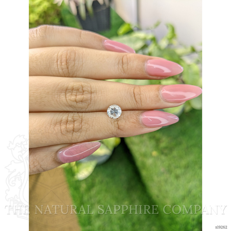 1.28 Ct. White Sapphire from Ceylon (Sri Lanka)