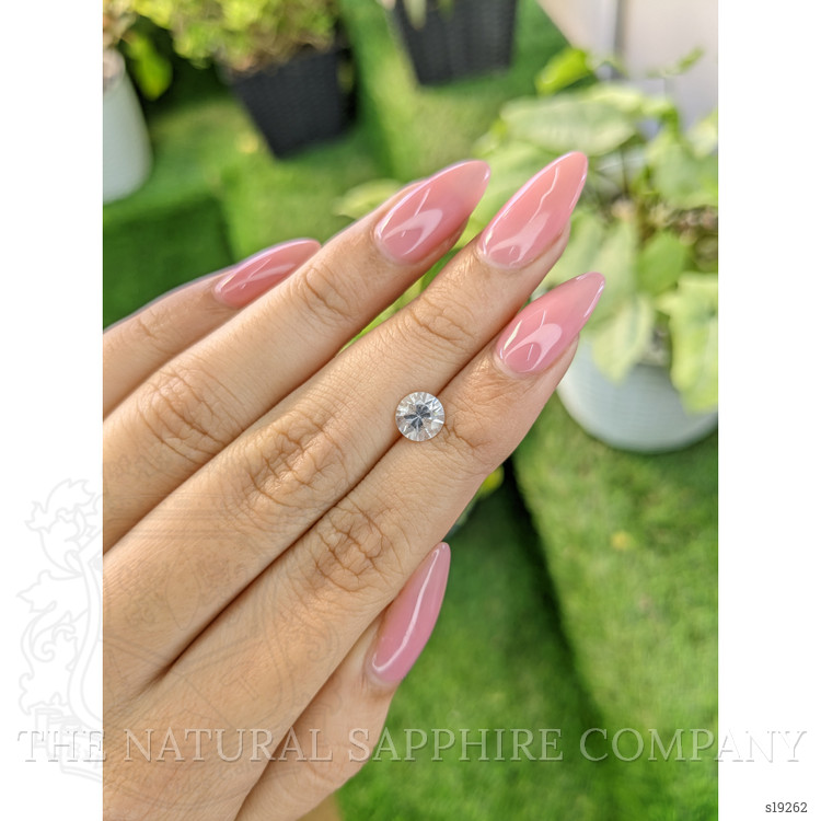 1.28 Ct. White Sapphire from Ceylon (Sri Lanka)