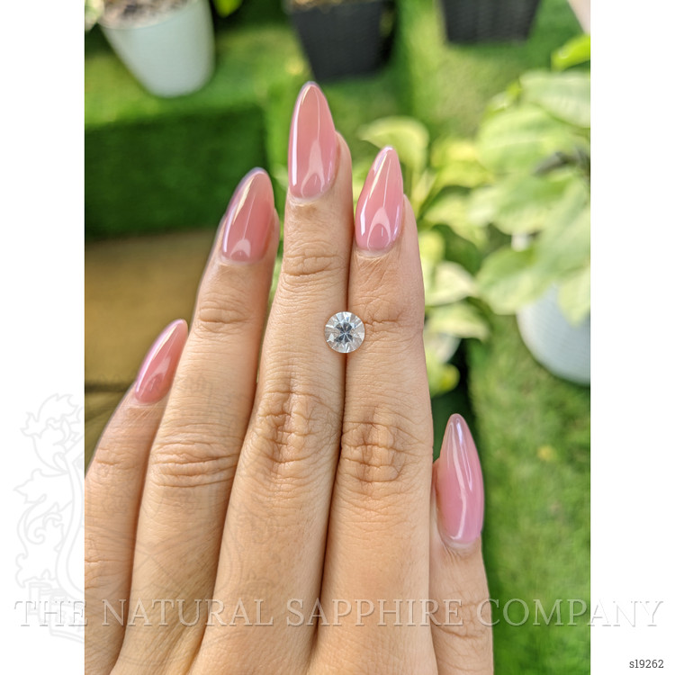 1.28 Ct. White Sapphire from Ceylon (Sri Lanka)