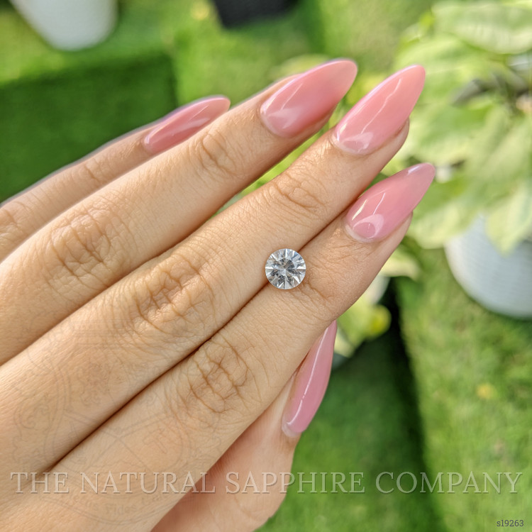 1.31 Ct. White Sapphire from Ceylon (Sri Lanka)