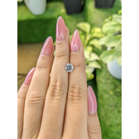 1.31 Ct. White Sapphire from Ceylon (Sri Lanka) Life Style