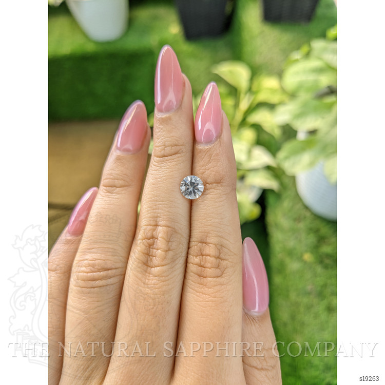 1.31 Ct. White Sapphire from Ceylon (Sri Lanka)