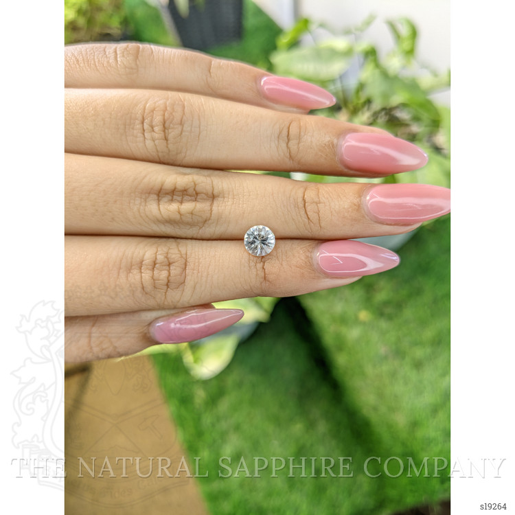 1.11 Ct. White Sapphire from Ceylon (Sri Lanka)