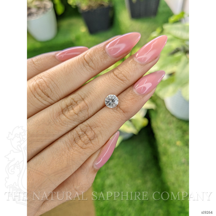 1.11 Ct. White Sapphire from Ceylon (Sri Lanka)