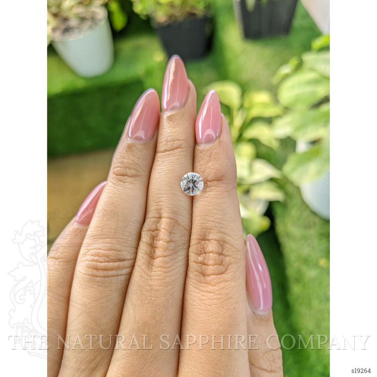 1.11 Ct. White Sapphire from Ceylon (Sri Lanka)