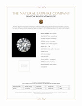 1.48 Ct. Sapphire from Ceylon (Sri Lanka) Scan Report